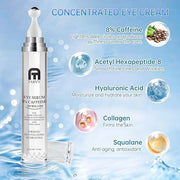Eye Serum, Under Eye Cream For Dark Circles, 8% Caffeine Eye Serum For Women & Men, Eye Cream Anti Aging With 360° Massage...