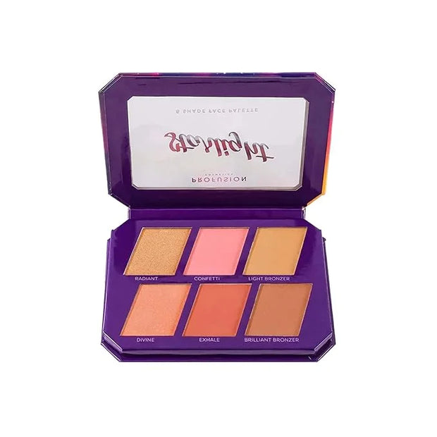 Profusion Cosmetics Euphoric Glam Starlight Face Palette, Illuminate