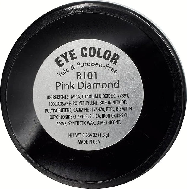 Pink Diamond Shimmering Rose Pressed Powder Single Vegan Eyeshadow; Talc, Paraben & Cruelty Free - Product Image