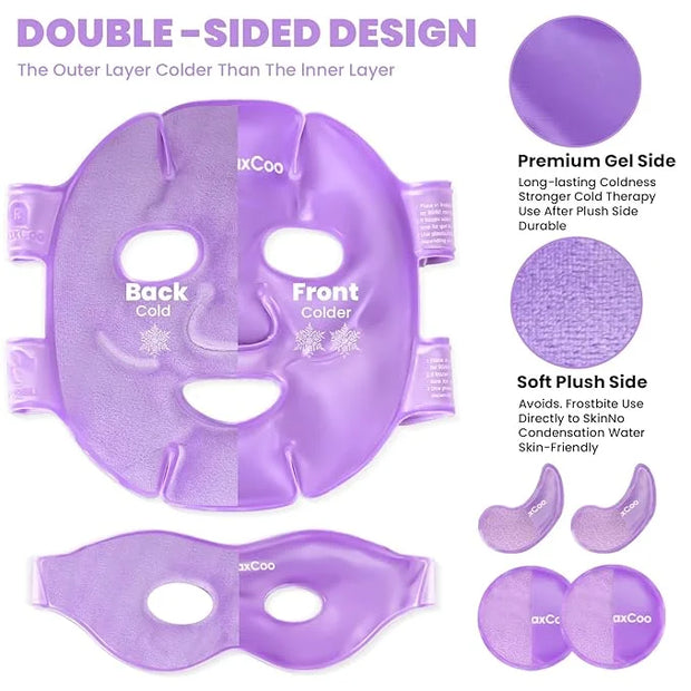 Ice face eye mask for