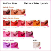 Oulac Moisture Shine Lipsticks Set - Red Orange Purple 3Pcs | Ultra Hydrating Juicy & Glossy, Soild Lip Gloss, Lightweight...