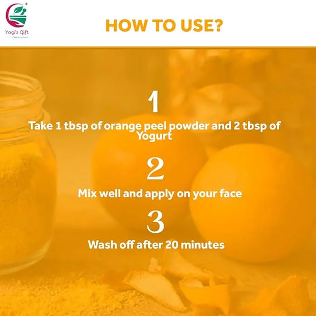 Orange Peel Powder 8 oz (227 grams) | 100% Natural Care For Acne, Tan & Blackheads | Effective DIY Face Mask Ingredient | ...