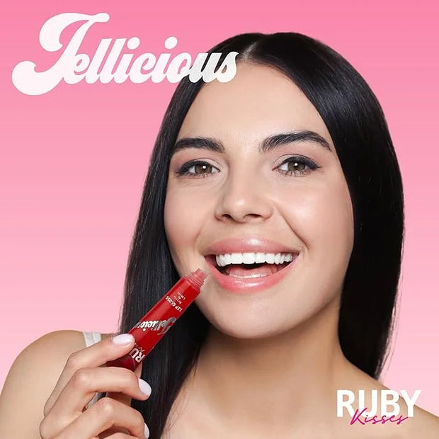Ruby Kisses Jellicious Mouth Watering Lip Gloss (JLG01 & JLG03 & JLG13) Long Lasting Shine - Product Image