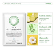 Hydrating Soothing Sheet Masks Gift Set for Skincare, Korean Vegan Sheet Mask for Dry, Sensitive Skin, Calming, Smoothing,...