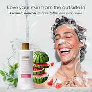 RAW SUGAR Moisture Loving Body Wash - Watermelon + Fresh Mint, Moisturizing & Refreshing Bath & Shower Gel, Sulfate-Free, ...