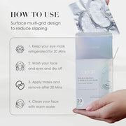 Under Eye Patches for Puffy Eyes, Hydrolyzed Collagen Eye Masks for Dark Circles and Puffiness, Anti-Aging Tremella Extrac...