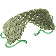Jade Eye Mask,Large Facial Cooling Mask with Green Ear Strings 100% Real Jade for Hot & Cold Therapy,Green Jade Facial Eye...