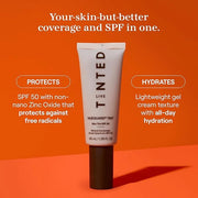 Live Tinted Hueguard Skin Tint SPF 50 - Tinted Mineral Sunscreen with Light-Medium Buildable Coverage With a Hydrating and...