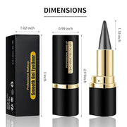Kaely 2Pcs Black Gray Gel Eyeliner Pencil,Natural Cream Eye Liner Waterproof Smudge Proof,Cat Eye Black Smokey Eyeshadow P...