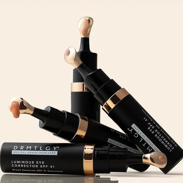 DRMTLGY Luminous Eye Corrector SPF 41, Under Eye Color Corrector for Dark Circles, Anti-Aging Tinted Eye Cream, Hydrating ...