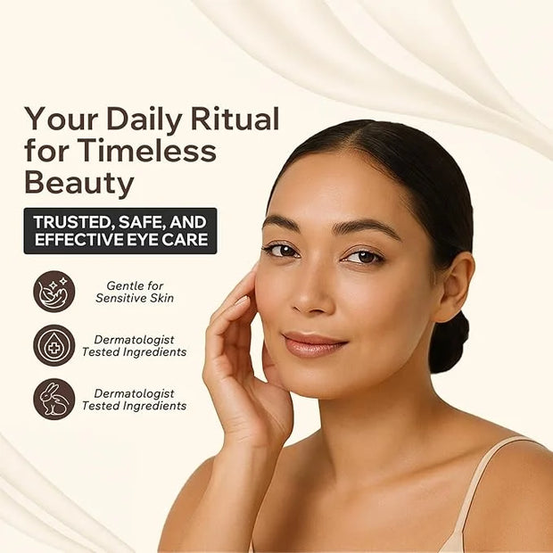 Sericin Reviving Eye Serum - Age Defying Eye Serums with Silk Protein to Smooth Fine Lines & Hydrate- Night Eyes Serums Re...