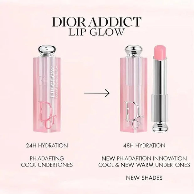 Dior Addict Lip Glow Color Reviving Balm SPF 10, 203 Citrus, 0.11 Ounce - Product Image