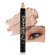 evpct Sand Shimmer Cream Eye Shadow Brightener Sticks Set for Eyes, Sand Matte Pencil Eye shadow Applicator Stick Pen Pale...