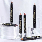evpct Taupe Shimmer Cream Eye Shadow Brightener Sticks Set for Eyes, Taupe Shimmery Matte Pencil Eye shadow Applicator Sti...