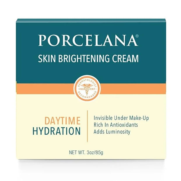 Porcelana Daytime Hydration Cream For Face & Body [Updated Formula] - Fades Dark Spots & Evens Skin Tone - For Sun & Age S...