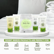 Terra Pure Desert Breeze Hotel Soaps & Toiletries Bulk Set | 1-Shoppe Amenities Kit | 1oz Shampoo & Conditioner, Body Wash...