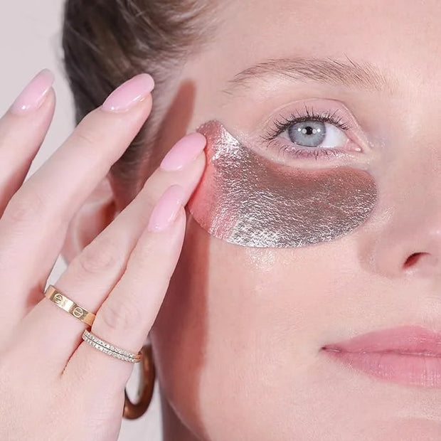 Wander Beauty Baggage Claim - Rose Gold Foil Under Eye Patches For Dark Circles and Puffiness - Under Eye Mask Depuffs & F...