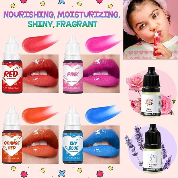 Jcoos Lip Gloss Making Kit, 73PCS Fun Make Your Own Lip Gloss Kit Kids, Beginner, Lipgloss Sets for Girls, DIY Lipstick Se...