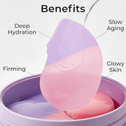 Dream Glow Under Eye Patches | Anti-Aging Eye Treatment Gel Masks With Vegan Collagen & Bakuchiol | Under Eye Masks For Da...