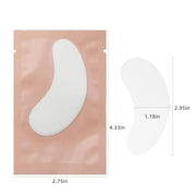 100 Pairs Hydrogel Under Eye Gel Patches Lint Free Eye Lash Pads Eyelash Extension Tool Mask Eyepads (#2-Pink) - Product I...