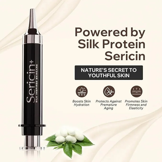 Sericin Intensive Eye-Lift Micro Cream- Targeted Eye Cream with Silk Protein Sericin to Firm & Smooth Skin- Brightening Ey...