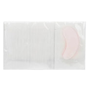 100 Pairs Hydrogel Under Eye Gel Patches Lint Free Eye Lash Pads Eyelash Extension Tool Mask Eyepads, Transparent/Pink - P...