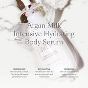 Josie Maran Argan Milk Body Care Gift Set - Intense Hydration Body Serum + Night Cream with a Lightweight Texture - Fast-A...