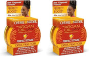 Creme of Nature with Argan Oil From Morocco Perfect Edges Hair Gel, 24 Hour Hold with Moisture and Exotic Shine, Extra Fir...
