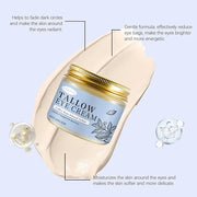 Coffee Beef Tallow Eye Cream for Dark Circles, Beef Tallow for Skin,Organic Grass Fed Beef Tallow Eye Cream, Rapid Wrinkle...