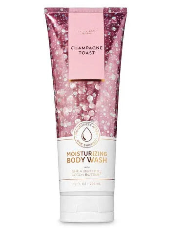 Bath and Body Works - Champagne Toast - 3 pc. Gift Set - Moisturizing Body Wash, Fine Fragrance Mist and Ultra Shea Body C...
