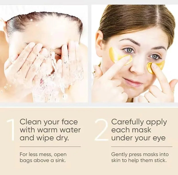 Under Eye Patches (20 Pairs) - Eye Patches For Puffy Eyes And Dark Circles - Under Eye Mask For Beauty & Personal Care - U...