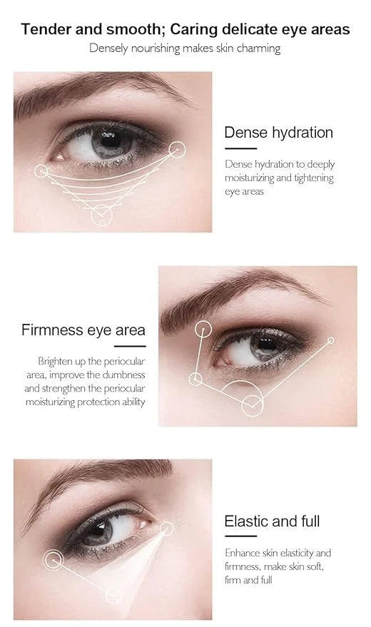 24K Gold Anti-Wrinkle Smoothing Under Eye Cream for Dark Circles, Puffiness, Eye Bag, Anti Aging Correxion Line Daily Crea...