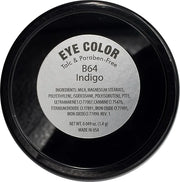 Indigo Denim Navy Blue Purple Violet Opaque Pressed Powder Single Vegan Eyeshadow; Talc, Paraben & Cruelty Free - Product ...
