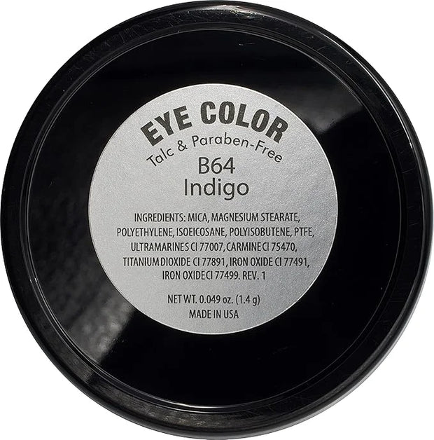 Indigo Denim Navy Blue Purple Violet Opaque Pressed Powder Single Vegan Eyeshadow; Talc, Paraben & Cruelty Free - Product ...