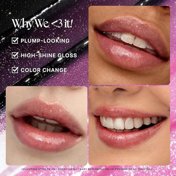 Nature Republic HONEY MELTING LIP GLITTER & PLUMPING (16 MIDNIGHT SPARKLE) SOFT LIP STICK Moisturizing Gloss, Volumizing f...
