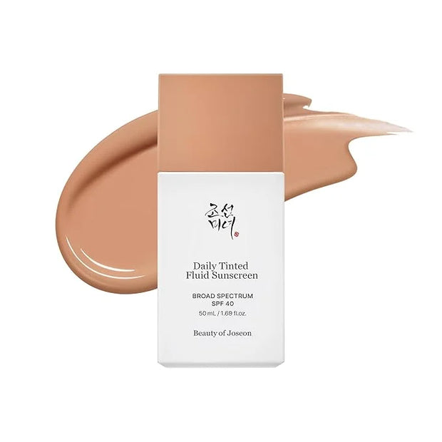 Beauty of Joseon Daily Tinted Fluid Sunscreen 12 Shades for Face Moisturizing Broad Spectrum SPF 40 Korean Skincare 50ml, ...