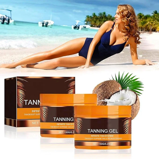 2Pcs Luxury Intensive Tanning Gel, Celyne Tanning Gel, Natural Tanning Accelerator Cream Gel, 5.29oz Celyne Tanning Cream,...
