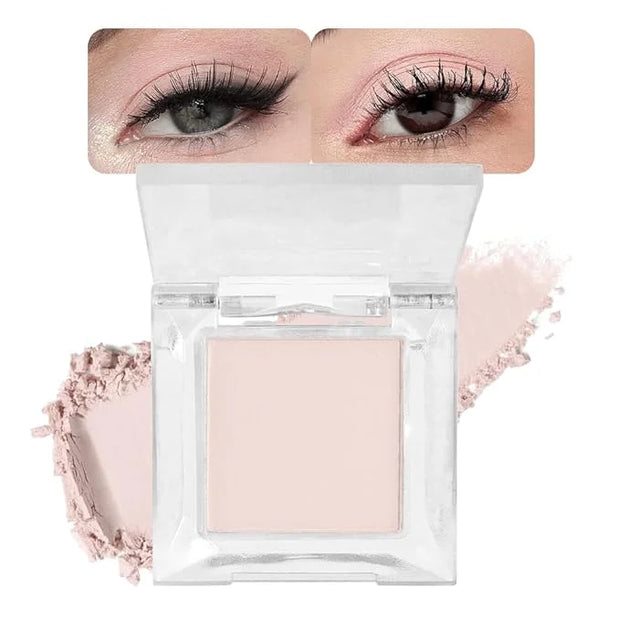 Eyeshadow Single Matte, High-Pigment Monochrome Eye Shadow Pressed Powder, Everyday Velvety Silky Eye Makeup Looks, Profes...