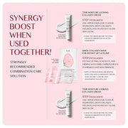Collagen Boosting Glass Cream, Korean Glowing Skin Deep Hyrdration for 72 HR, Instant Elasticity Improving,PDRN Pomegrante...