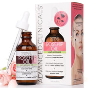 Advanced Clinicals Rosehip Oil For Face With Vitamin E + Botanicals Helps Improve Look Of Dark Spots, Wrinkles, Fine Lines...