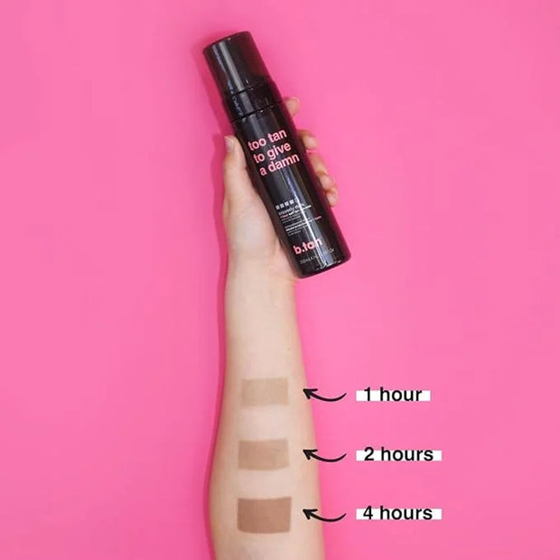 b.tan Ultra Dark Self Tanner Mousse | Too Tan - Best, 1 Hour Express Sunless Tanning Foam, Gold Bronzing Glow, No Fake Tan...