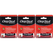 Chapstick Lip Balm-Classic Strawberry 3 Pack