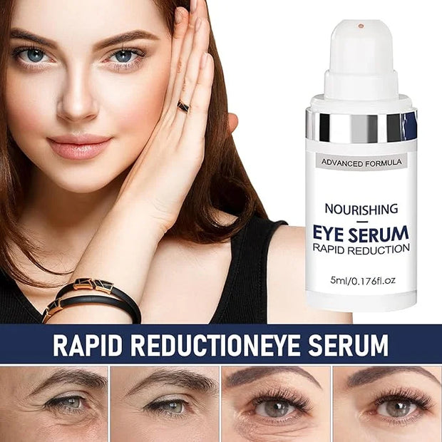 Rapid Reduction Eye Serum, Advanced Formula Instant Eye Serum, Anti Aging Serum Visibly Reduces Under-eye Bags, Nourishing...