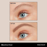 Morphe Micro Dual Eyebrow Pencil - Dual-Ended Brow Pencil Featuring a Retractable, Ultra-Precise, Pointed Tip - Richly Pig...