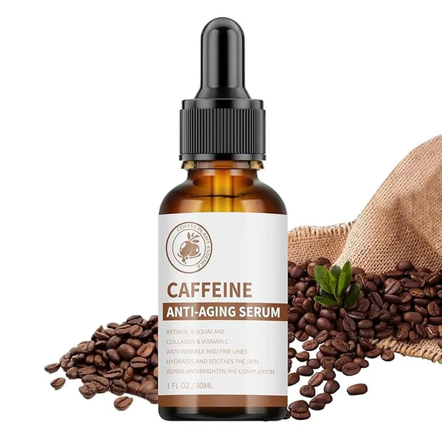 Caffeine Eye Serum Under Eye Treatment Serum for Moisturizing Anti-Aging Brightening Eye Serum, Caffeine Cream for Wrinkle...