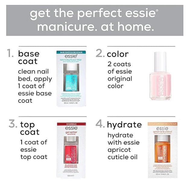 essie Nail Polish, Glossy Shine Sheer White, Marshmallow, 0.46 Ounce (Pack of 2) - Product Image