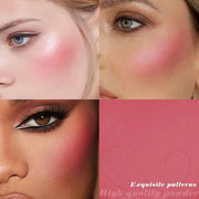 Rose Bean Paste Matte Single Pressed Cheeks Face Blushes Makeup Palette, Rose Bean Monochrome Cream Blushes Palette Makeup...