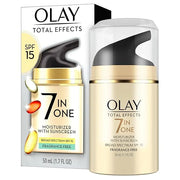 OLAY Total Effects 7-in-1 Anti-Aging Face Moisturizer with SPF 15, Fragrance-Free 1.7 oz - Product Image