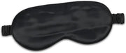 CELESTIAL SILK Sleep Mask for Women With Covered Elastic Strap, 100% Silk Filled Eye Mask for Sleeping (One Size, Black) -...