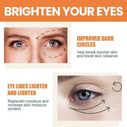 3Pcs Revive Glow Vitamin C Eye Balm, Hydrating Eye Cream, Glow Eye Balm Stick, Brightening and Reducing Dark Circle, Reduc...